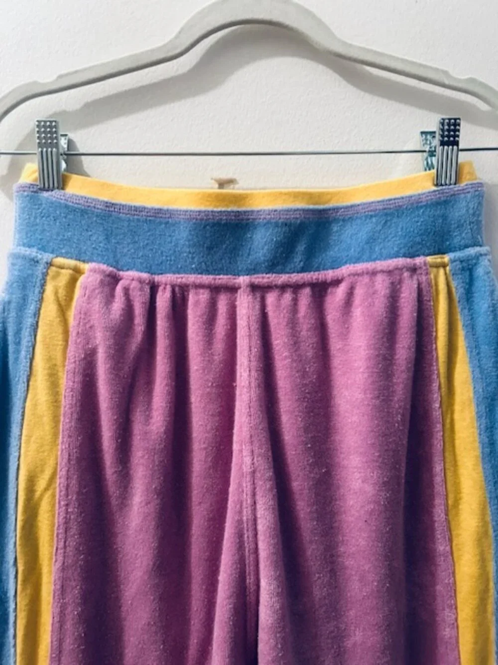 Free People Intimately Between The Lines Terry Lounge Color Block Lounge Pants - Picture 4 of 16